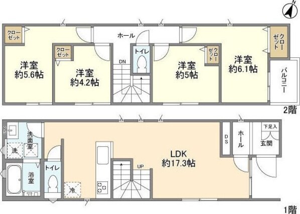 Ｋｏｌｅｔ岩槻仲町＃０３の物件間取画像